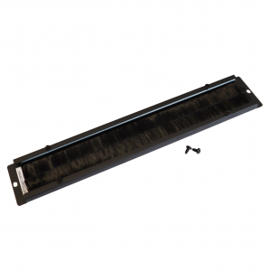 Щеточный кабельный ввод для напольных шкафов Business, черный